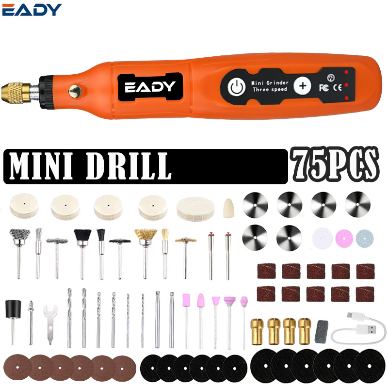 Woodworking Crafts - USB Cordless Mini Drill & Engraving