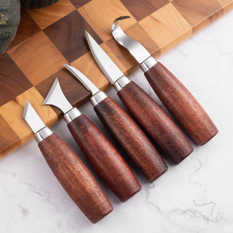 Woodworking Diy Projects - 5 Pcs Wood Carving Chisel Set
