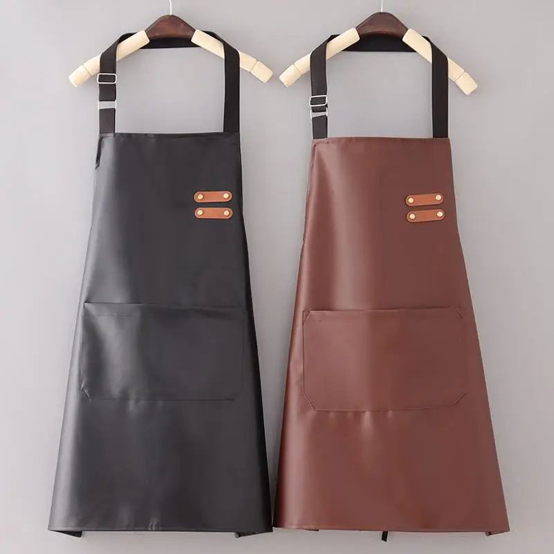 Woodworking Apron - PU Leather Waterproof and Oil Resistant
