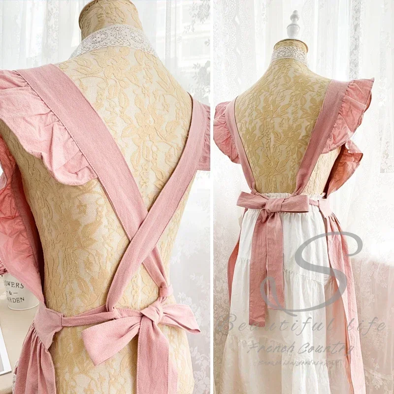 Woodworking Apron - Female Women Apron Cotton Linen Aprons