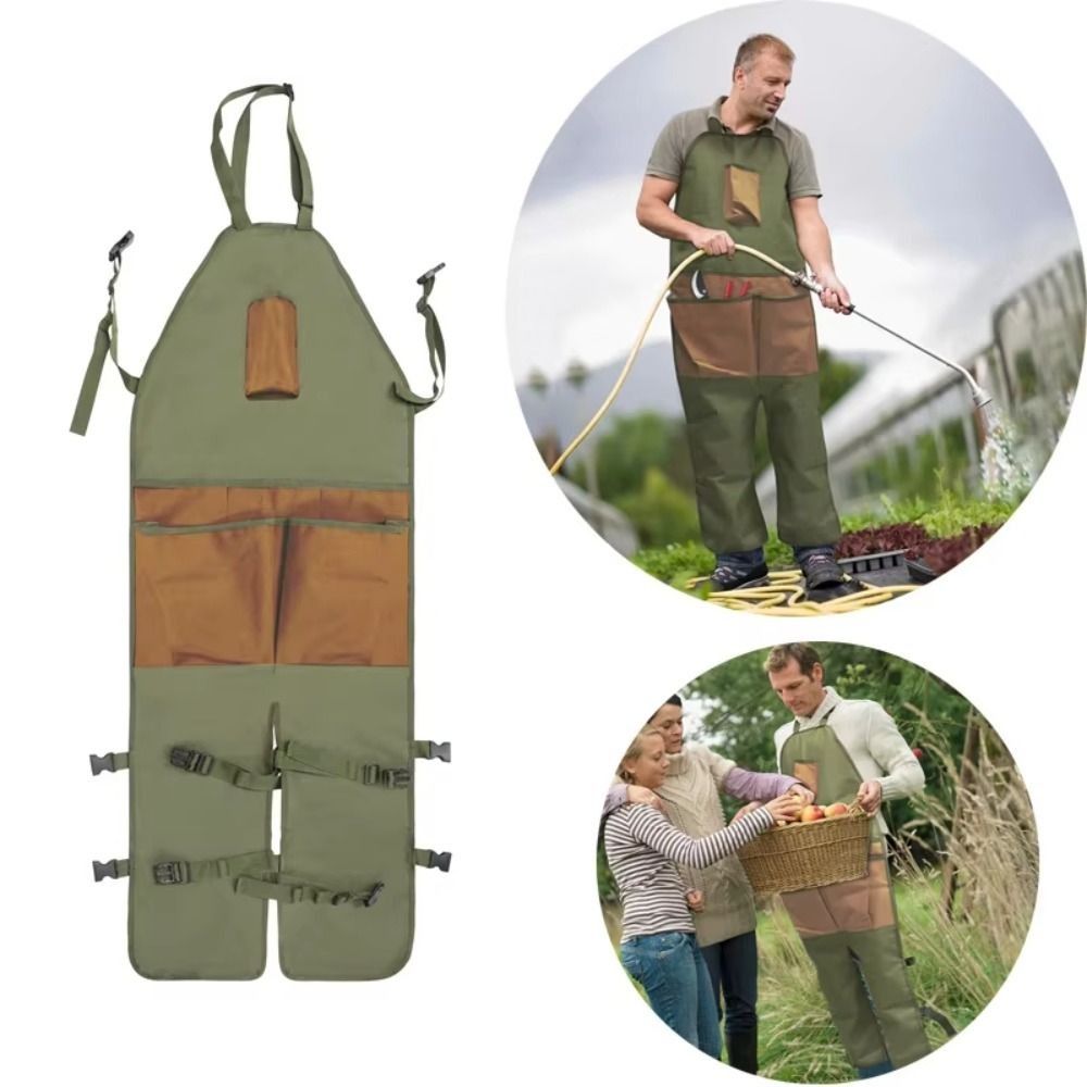 Woodworking Apron - Oxford Cloth Gardening Legging Apron Extended
