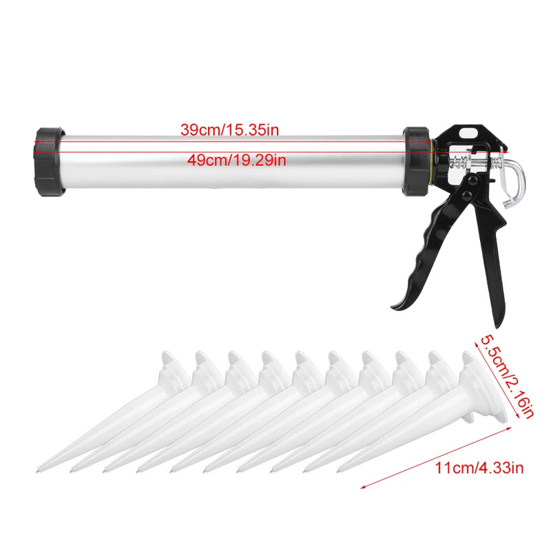 Woodworking Terms - 1PCS 600ml Aluminum Tube Silicone Caulking