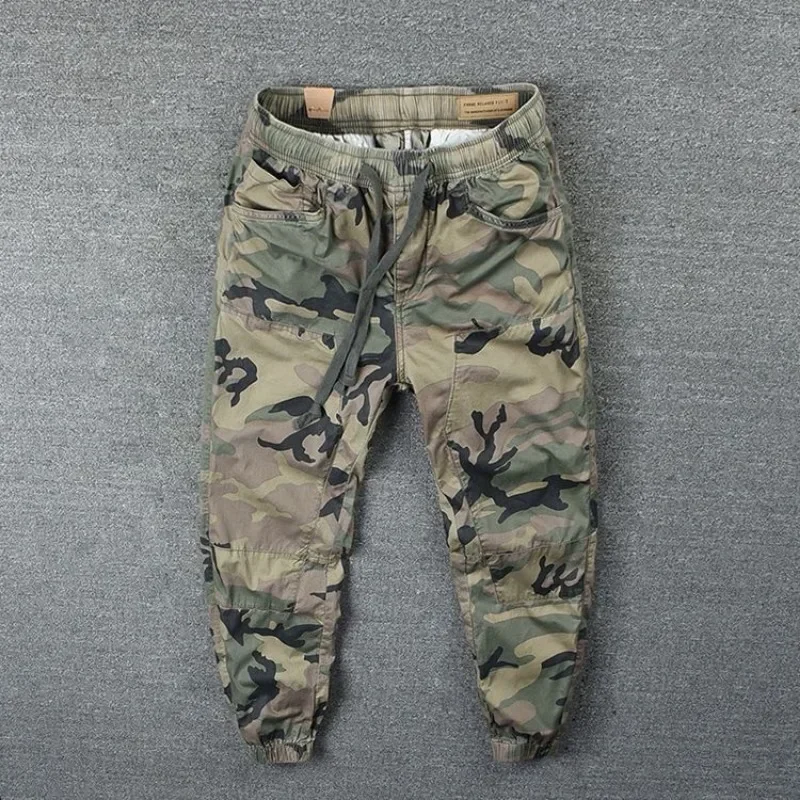 Woodworking Brand - Male Trousers Camouflage Regular Fit Hiking