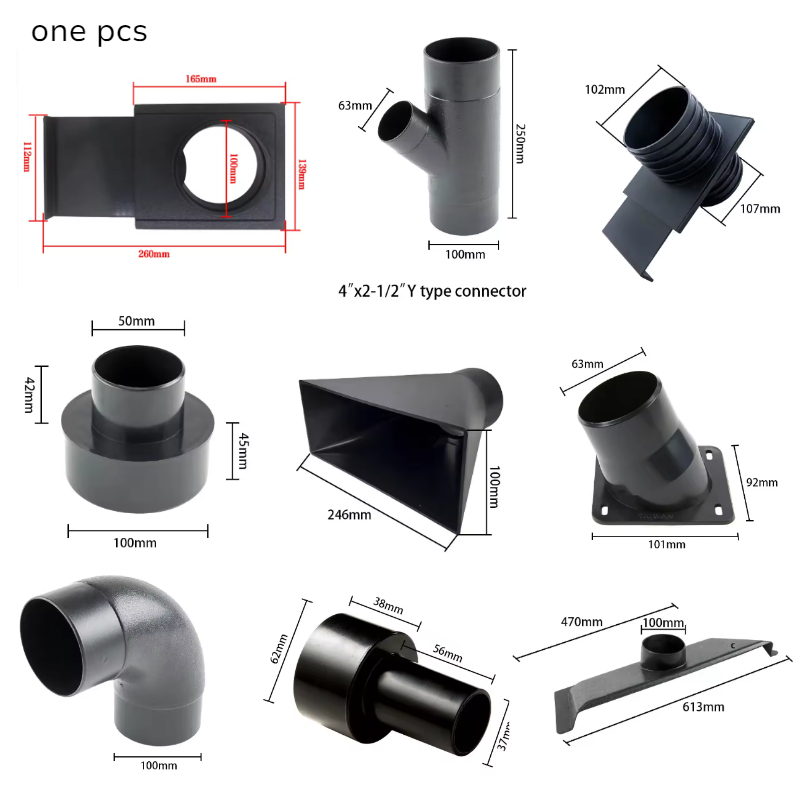 Woodworking Vacuum System - Woodworking Dust Collection Fittings Kit for