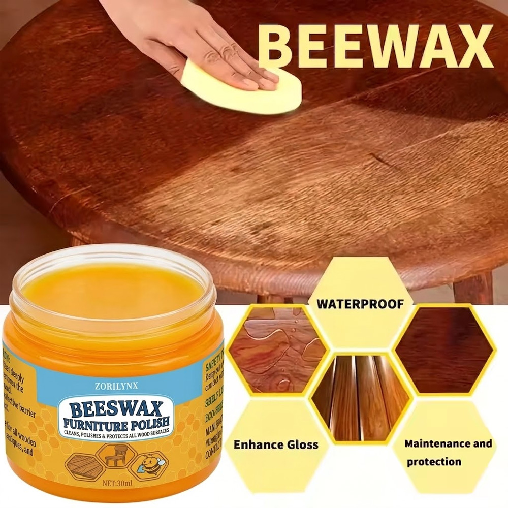 Woodworking Oil Finish - Beeswax Wood Oil Polish Wax Natural