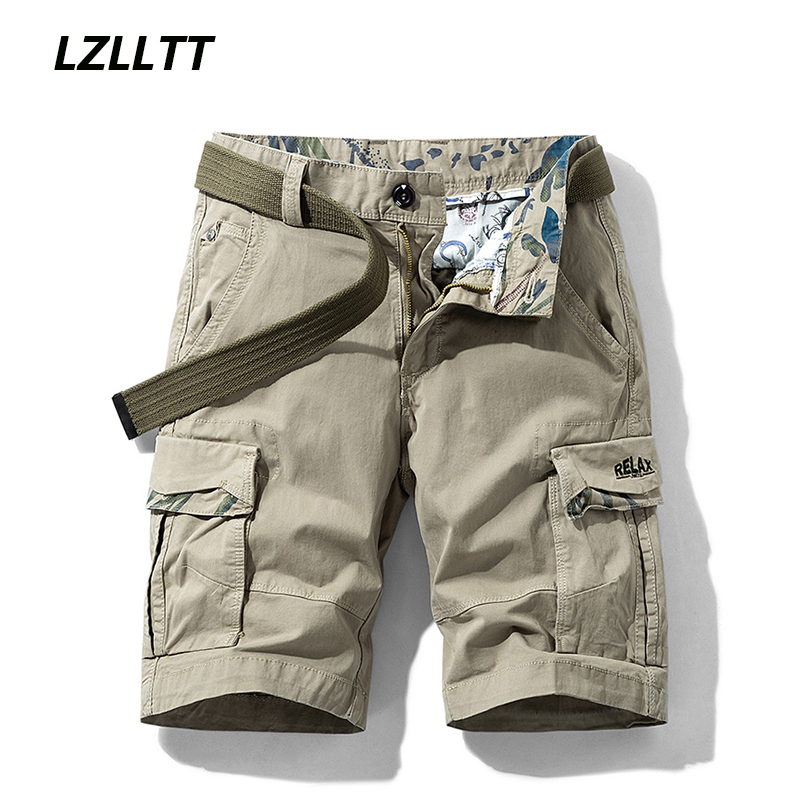 Woodworking Brand - Summer Mens Multi Pockets Cotton Cargo