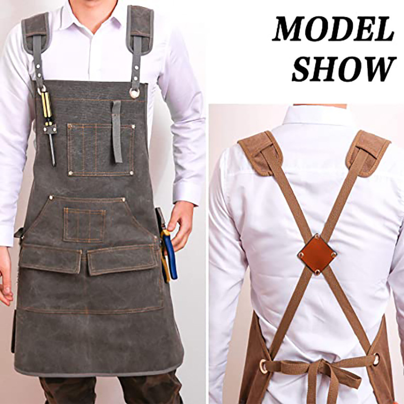 Simple thickened wear-resistan - Woodworking Apron ulasan dan harga