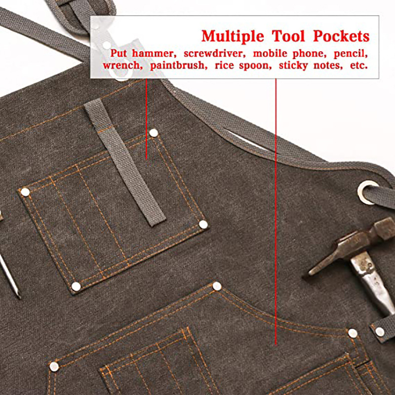 Simple thickened wear-resistan - Woodworking Apron ulasan dan harga