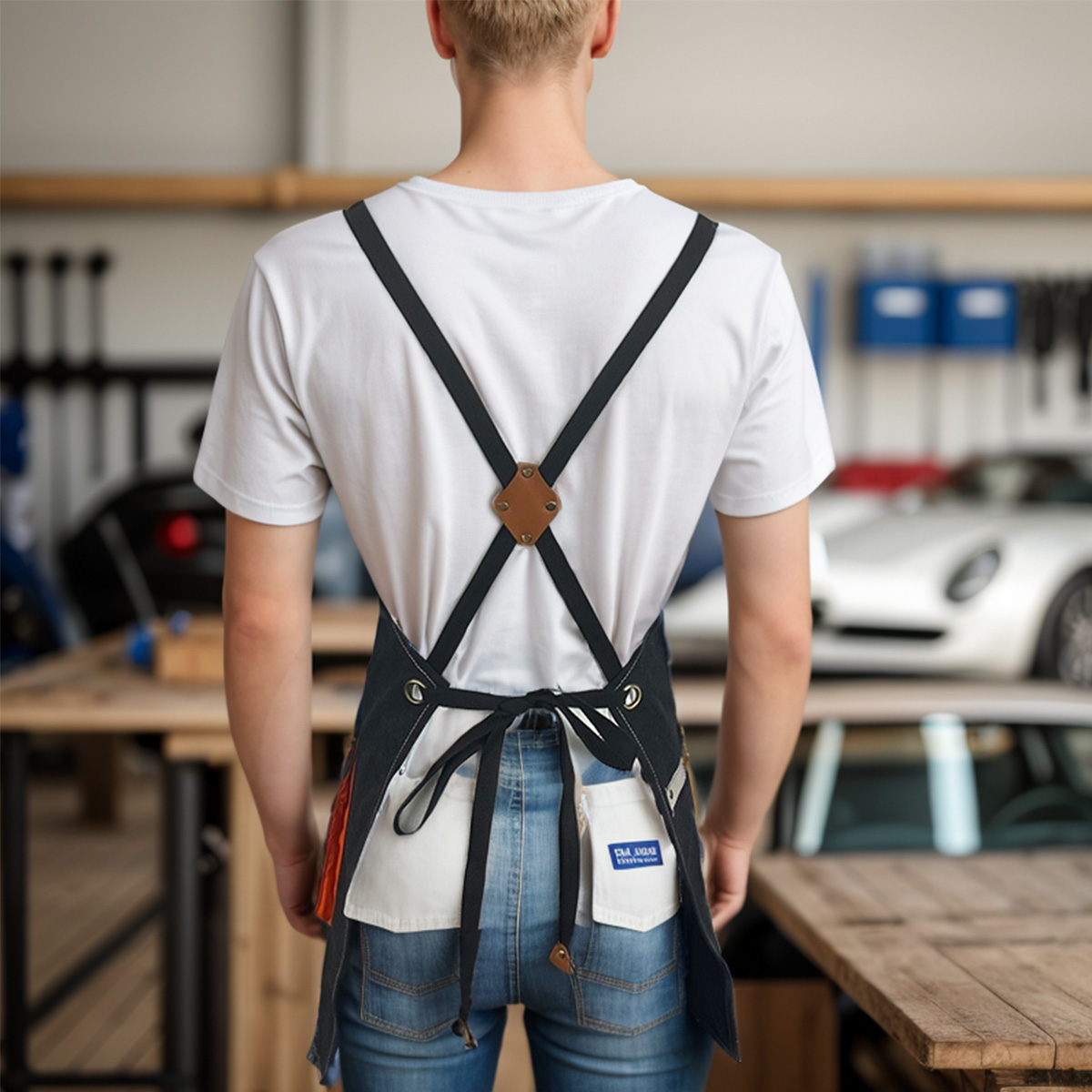 1PC Adjustable Shoulder Strap  - Woodworking Apron ulasan dan harga