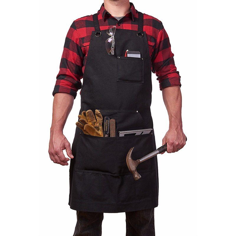 Heavy Duty Canvas Work Apron w - Woodworking Apron ulasan dan harga