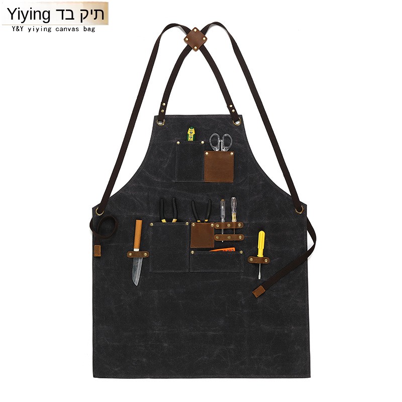Fashionable Oil Wax Canvas Apr - Woodworking Apron ulasan dan harga