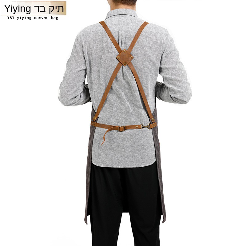 Fashionable Oil Wax Canvas Apr - Woodworking Apron ulasan dan harga
