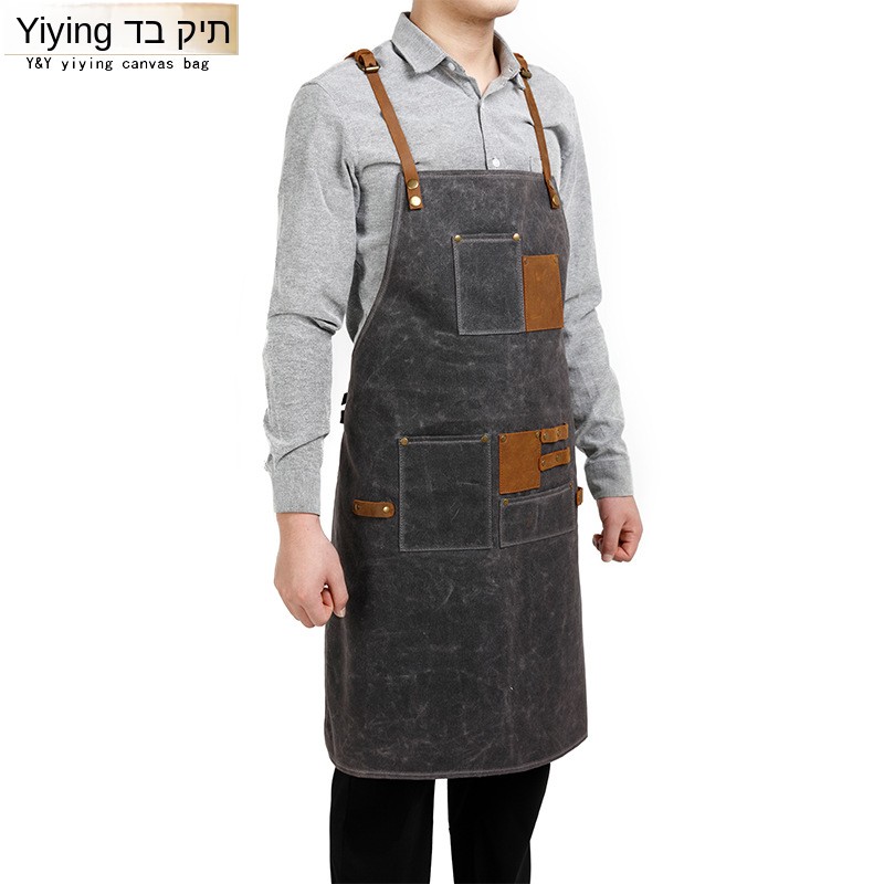 Fashionable Oil Wax Canvas Apr - Woodworking Apron ulasan dan harga