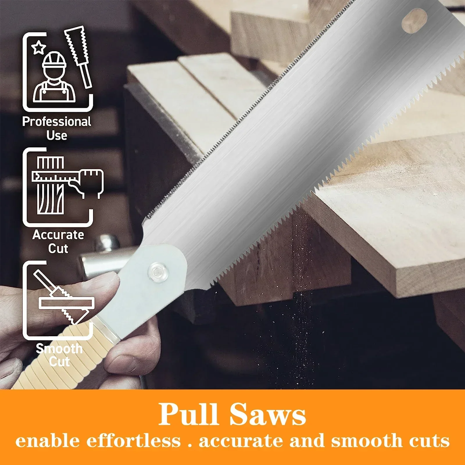 Japanese Hand Saw 9.3inch SK5  - Woodworking In Japanese ulasan dan harga