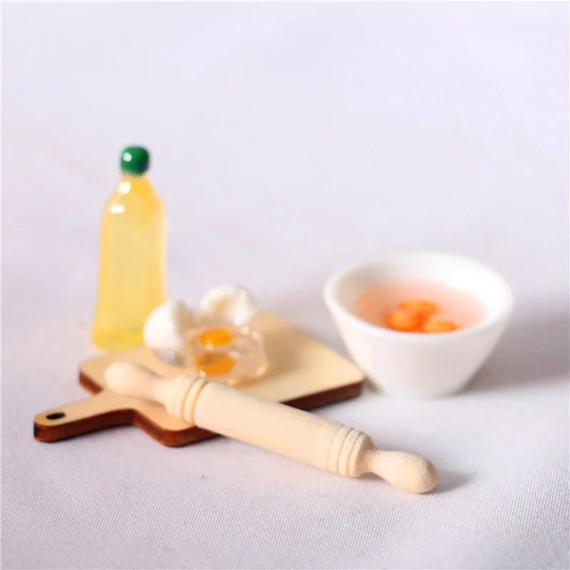 5 Pcs/Set Cute Rolling Pin Egg - Woodworking Oil Finish ulasan dan harga
