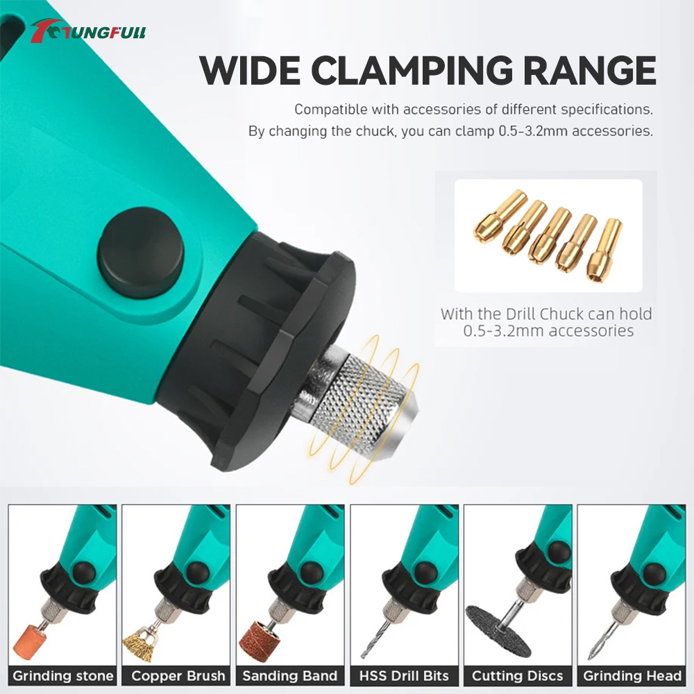 TUNGFULL Mini Electric Grinder - Woodworking Art ulasan dan harga