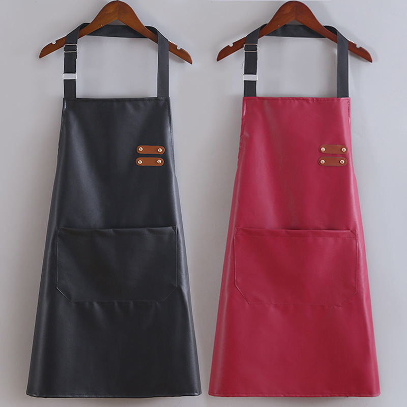 PU Leather Waterproof and Oil  - Woodworking Apron ulasan dan harga