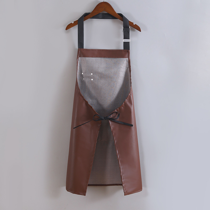 PU Leather Waterproof and Oil  - Woodworking Apron ulasan dan harga