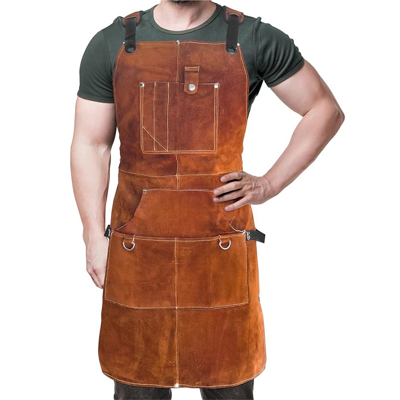 Flame-retardant and waterproof - Woodworking Apron ulasan dan harga