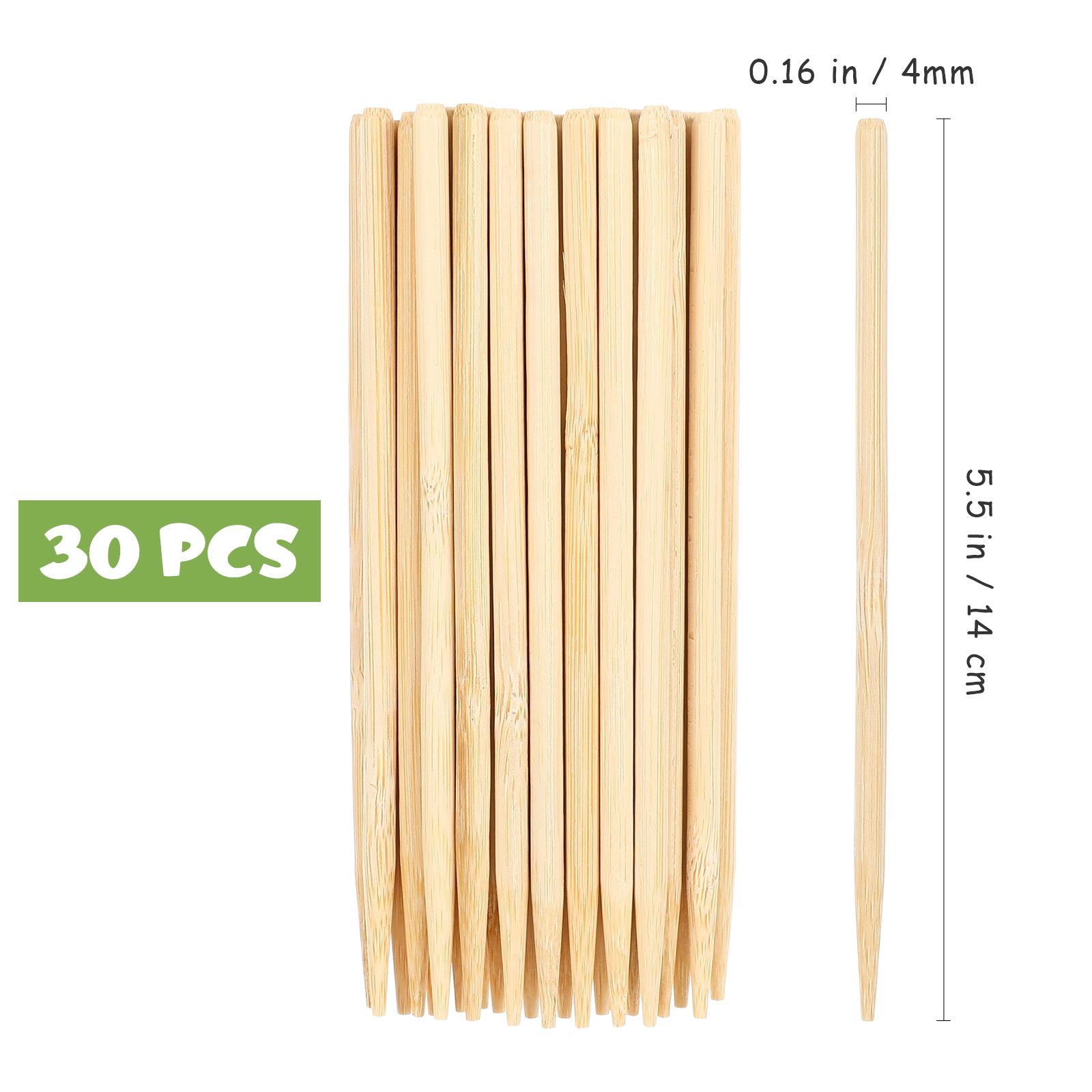 30pcs Scratch Bamboo Pens Wax  - Woodworking Crafts ulasan dan harga