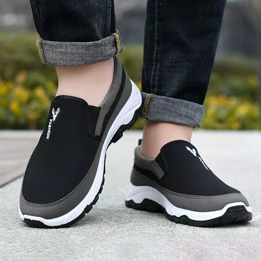 Men Casual Canvas Shoes Lightw - Woodworking Brand ulasan dan harga