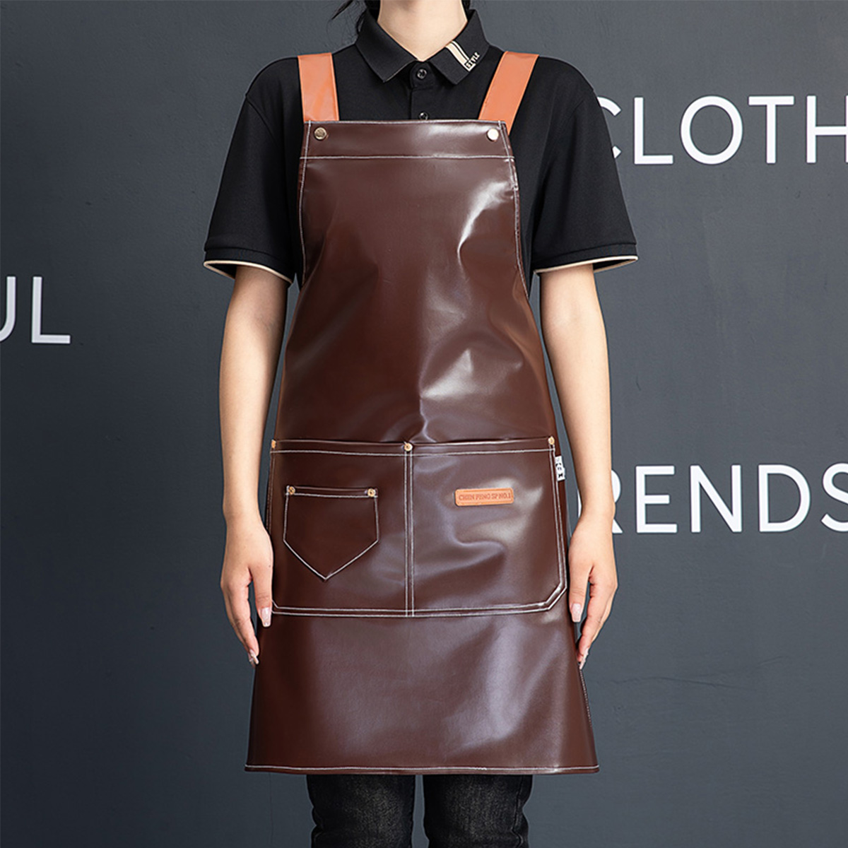1 Piece Adjustable PU Artifici - Woodworking Apron ulasan dan harga