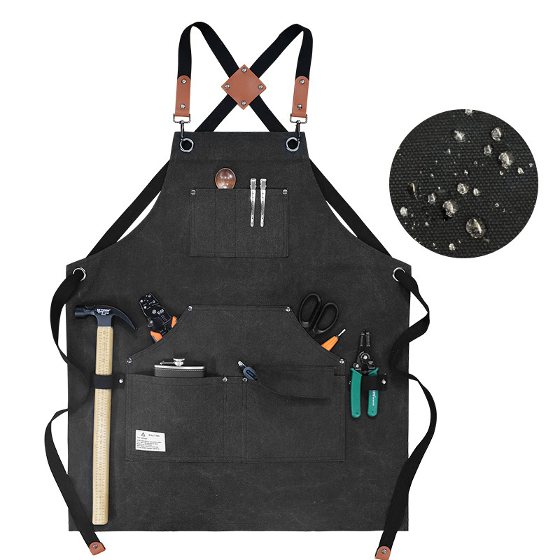 Thick Canvas Waterproof Apron  - Woodworking Artisans ulasan dan harga