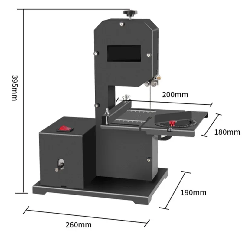 800W 1750RPM Woodworking Band  - Woodworking Bandsaw ulasan dan harga