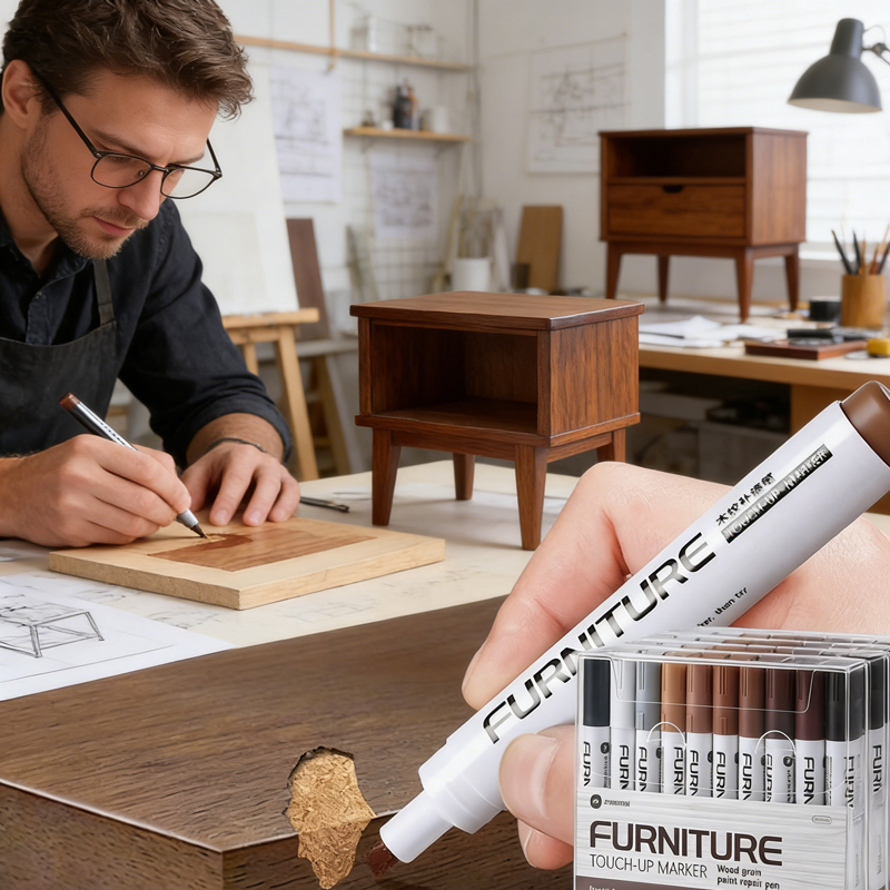 6-12Pcs Furniture Touch Up Mar - Woodworking Oil Finish ulasan dan harga