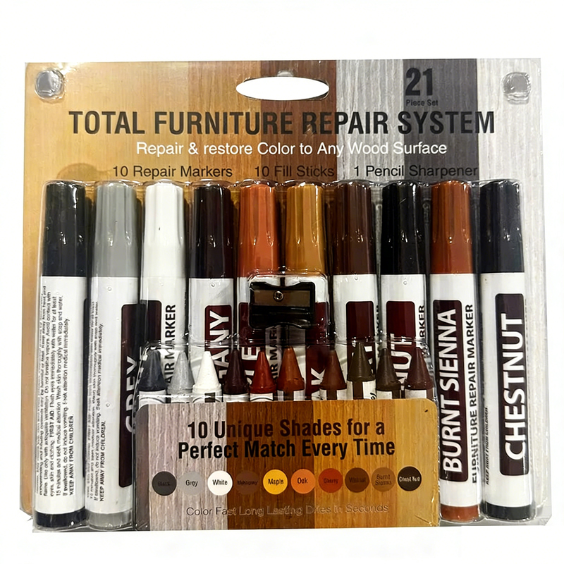 6-12Pcs Furniture Touch Up Mar - Woodworking Oil Finish ulasan dan harga