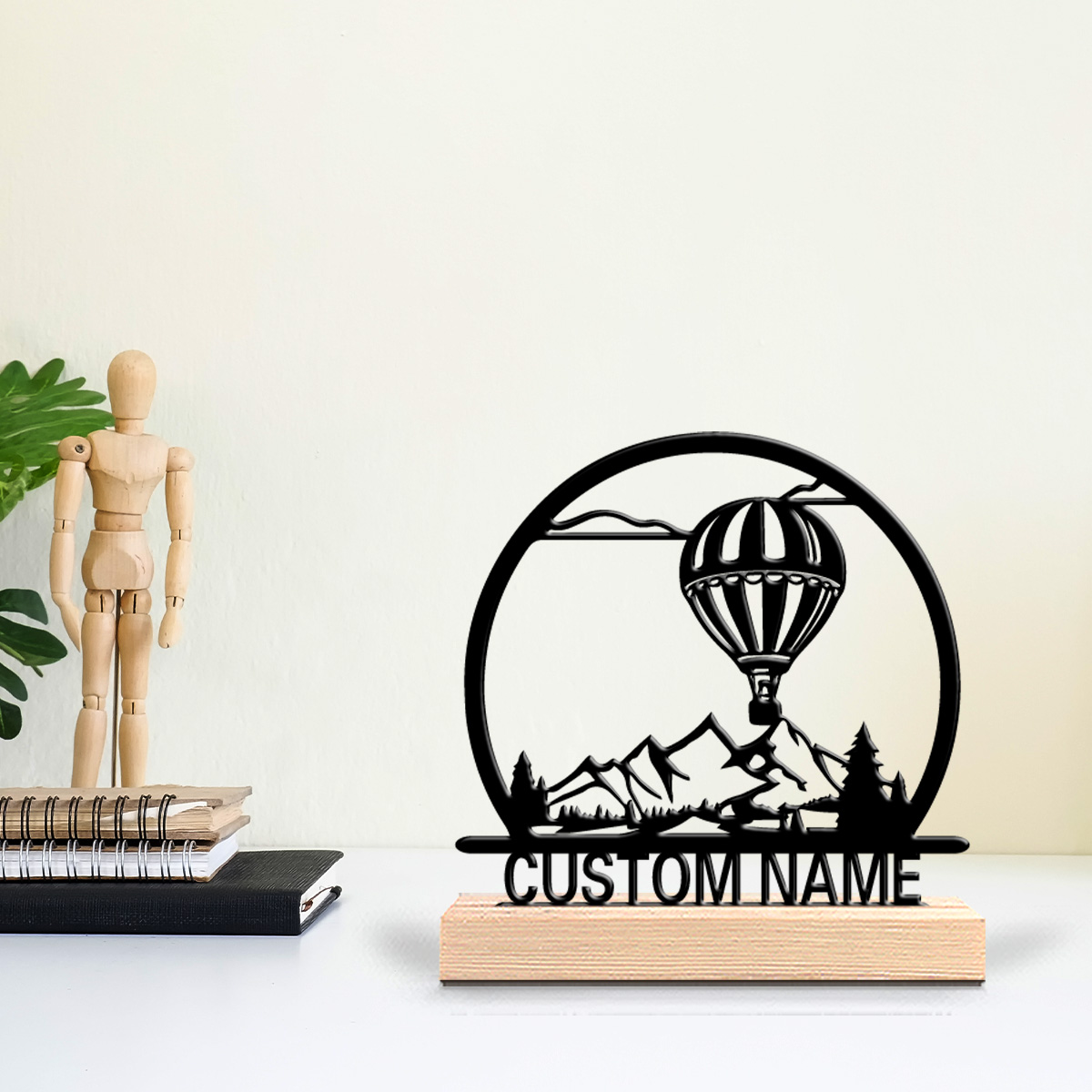 1pc Hot air balloon Customized - Woodworking Crafts ulasan dan harga