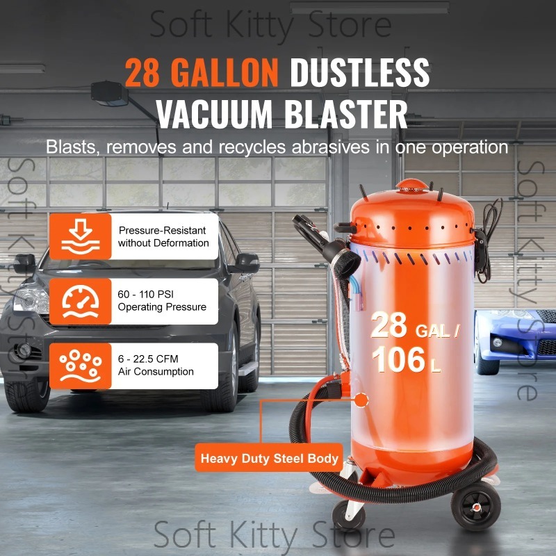 28 Gallon Vacuum Sand Blaster  - Woodworking Vacuum System ulasan dan harga