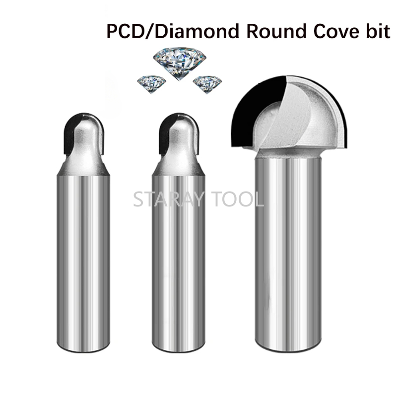 Diamond Round Bottom Bit PCD R - Woodworking Quote ulasan dan harga