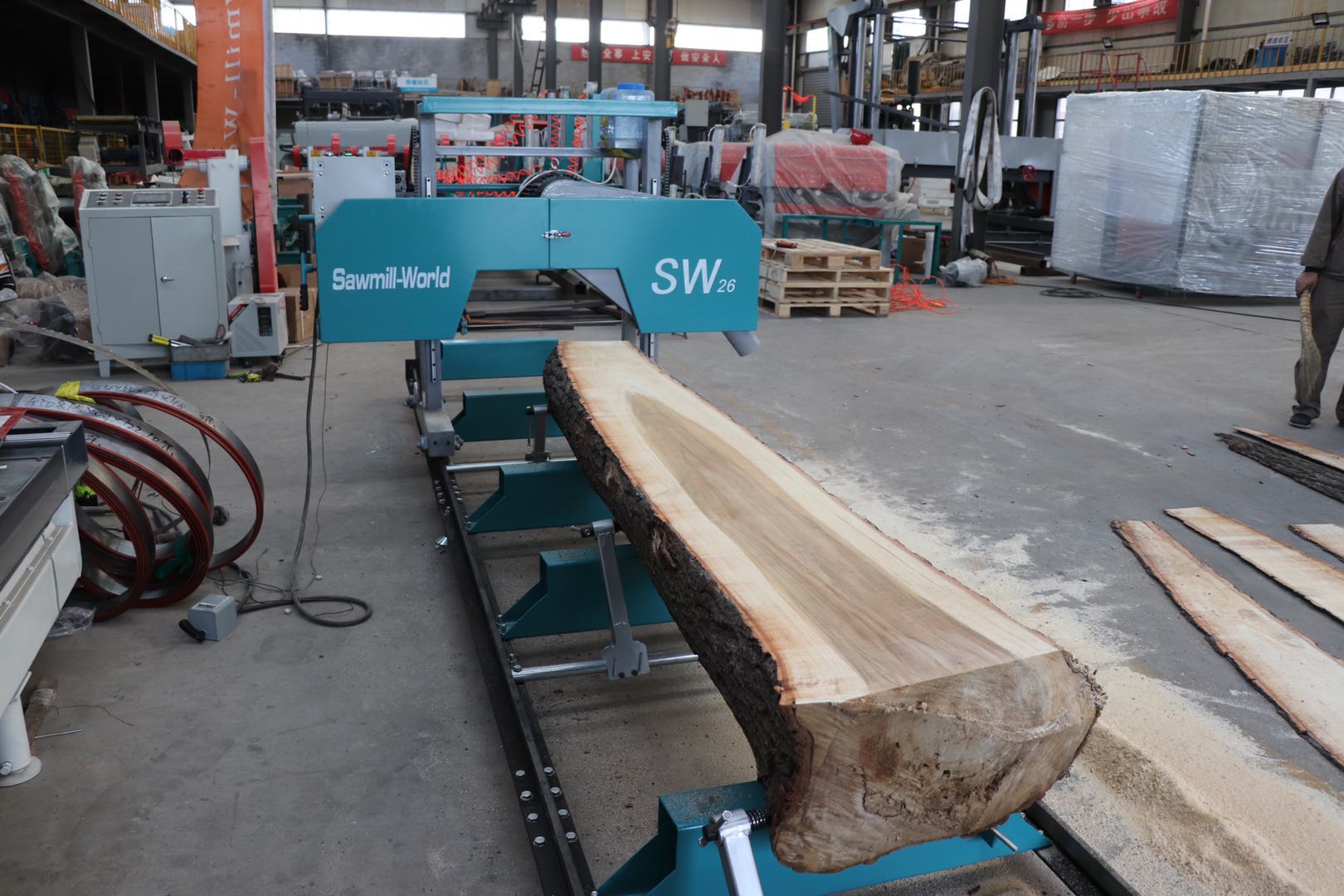 Horizontal Wood Cutting Band S - Woodworking Bandsaw ulasan dan harga