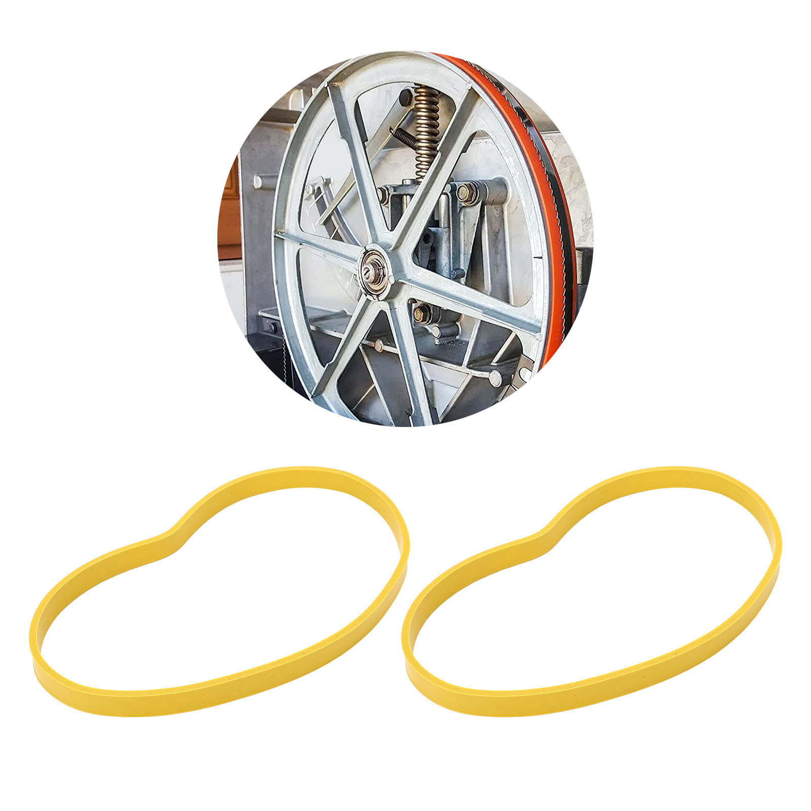 2PCS Bandsaw Bands Rubber Tire - Woodworking Bandsaw ulasan dan harga