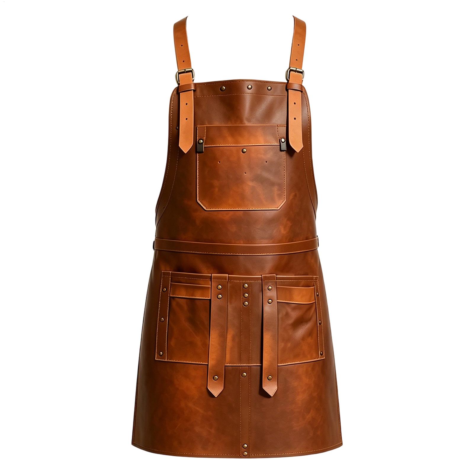 Leather Apron with Multiple Po - Woodworking Apron ulasan dan harga