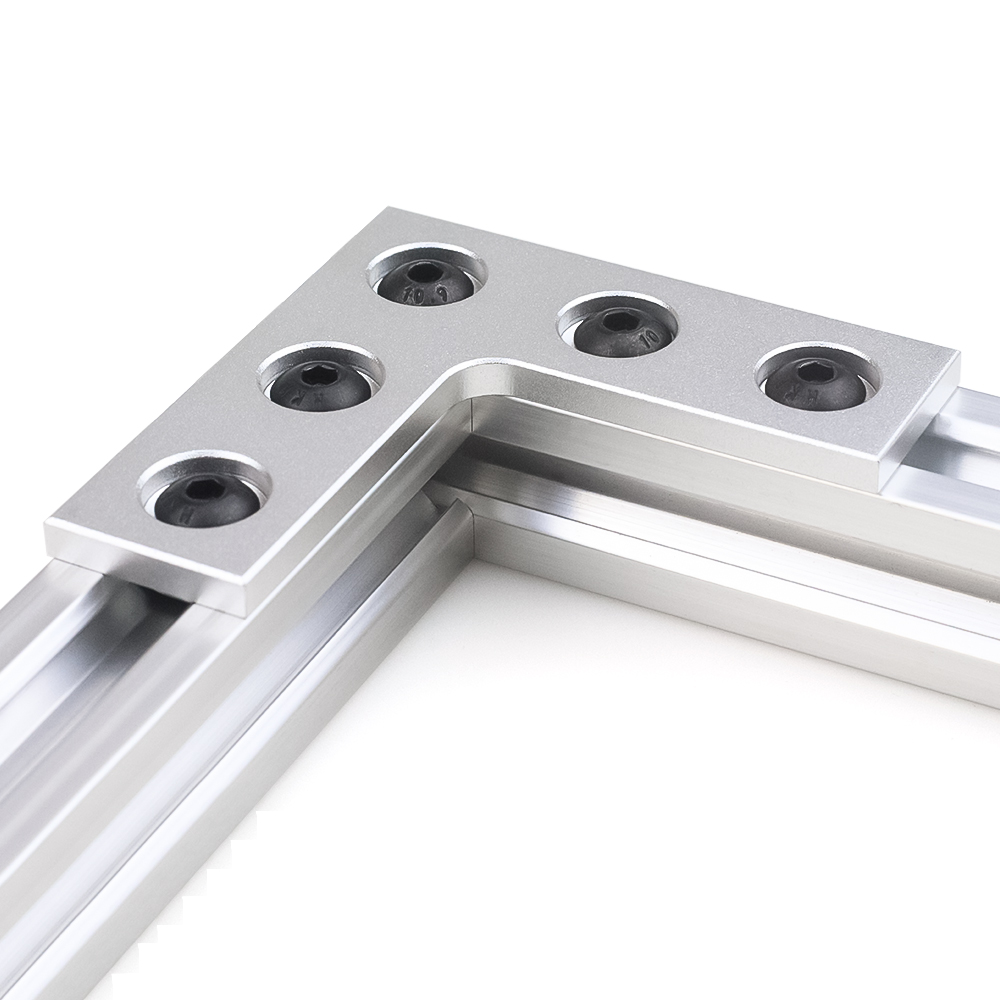 2Pcs/lot L Type 5 Holes 90Degr - Woodworking Joints ulasan dan harga