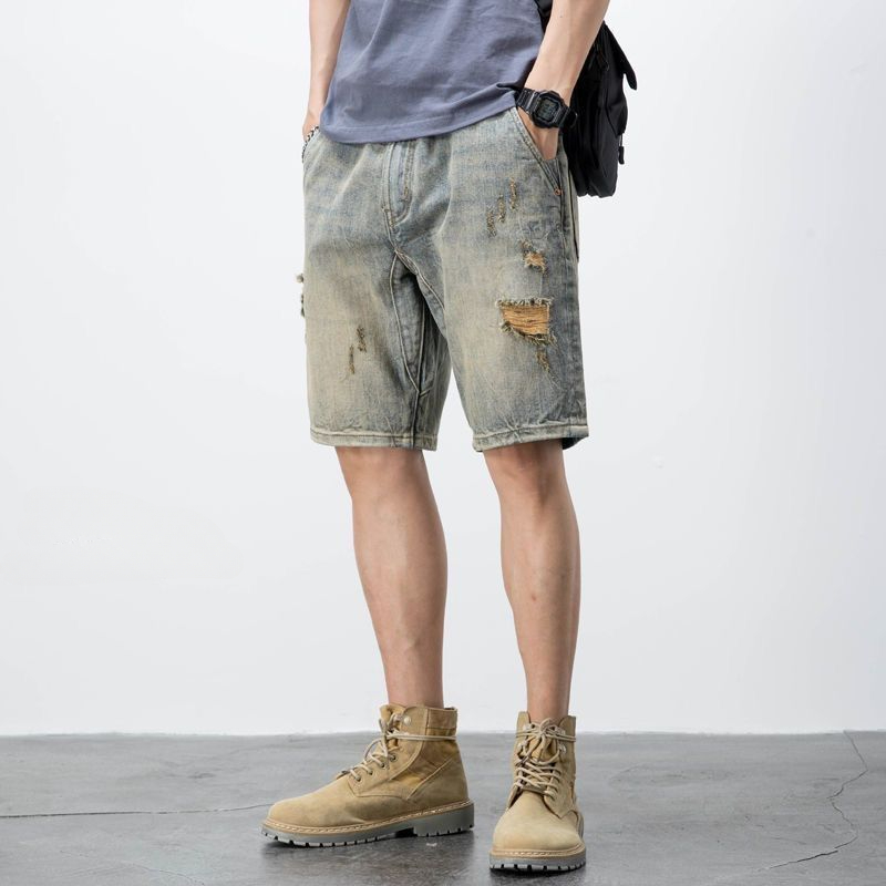 Short Jeans Pants for Men Over - Woodworking Brand ulasan dan harga