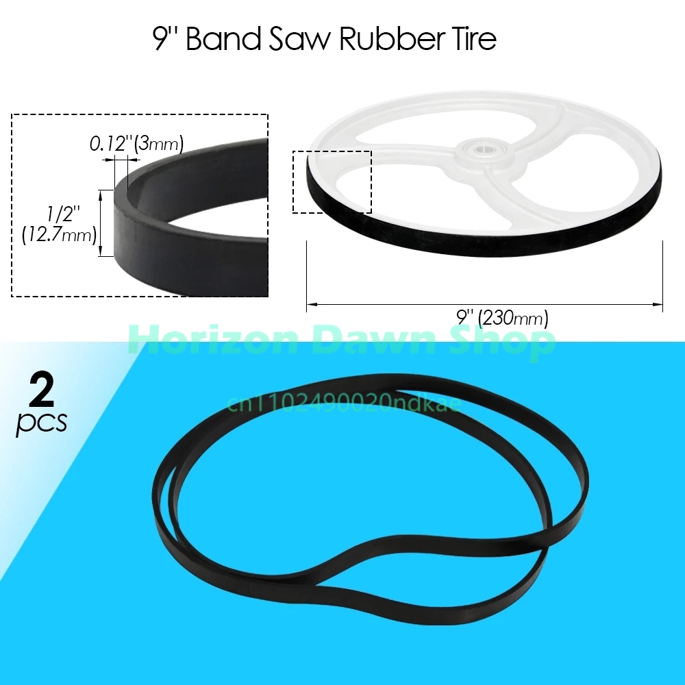 2pcs Bandsaw Rubber Band for 8 - Woodworking Bandsaw ulasan dan harga