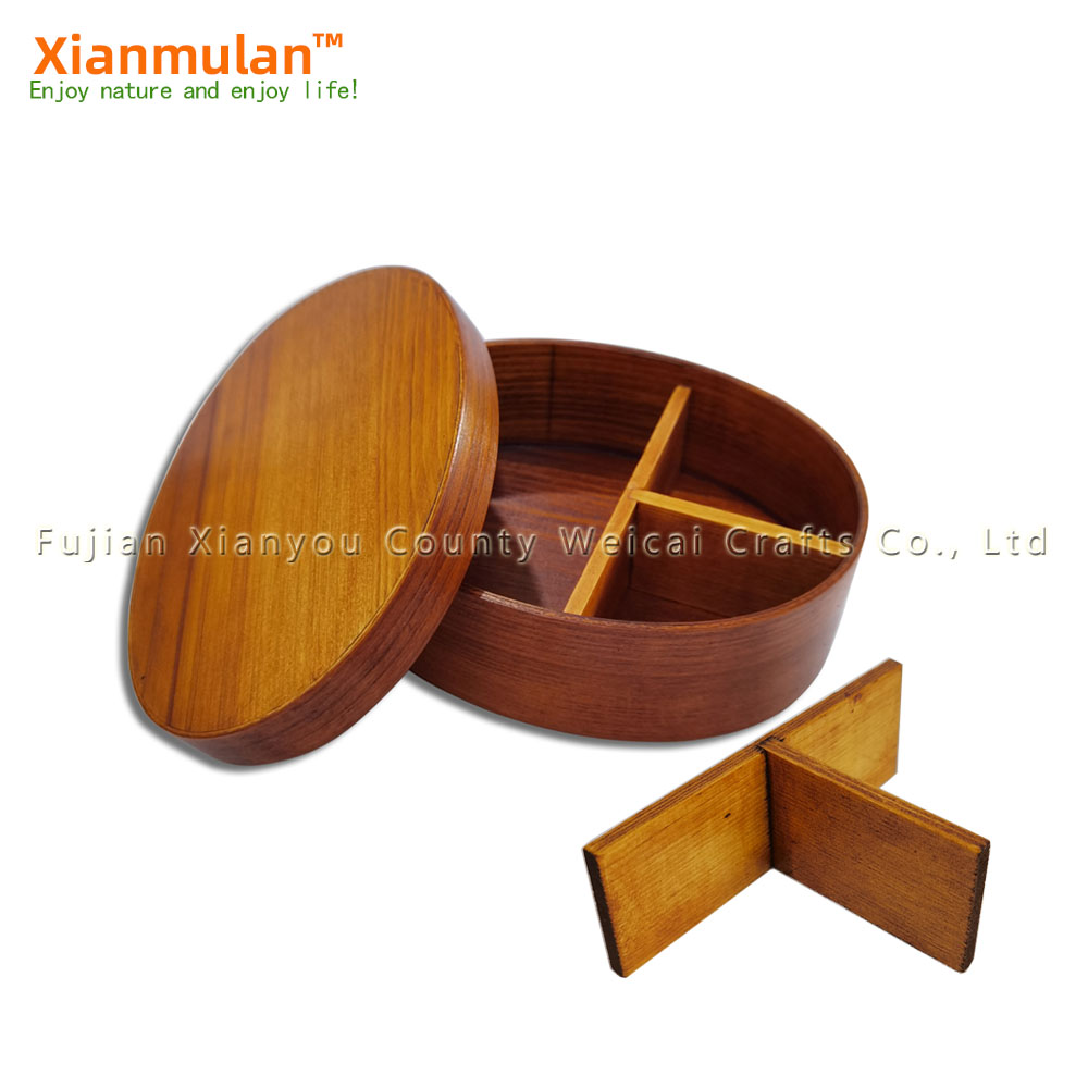 Natural Wooden Bento Box Squar - Woodworking In Japanese ulasan dan harga