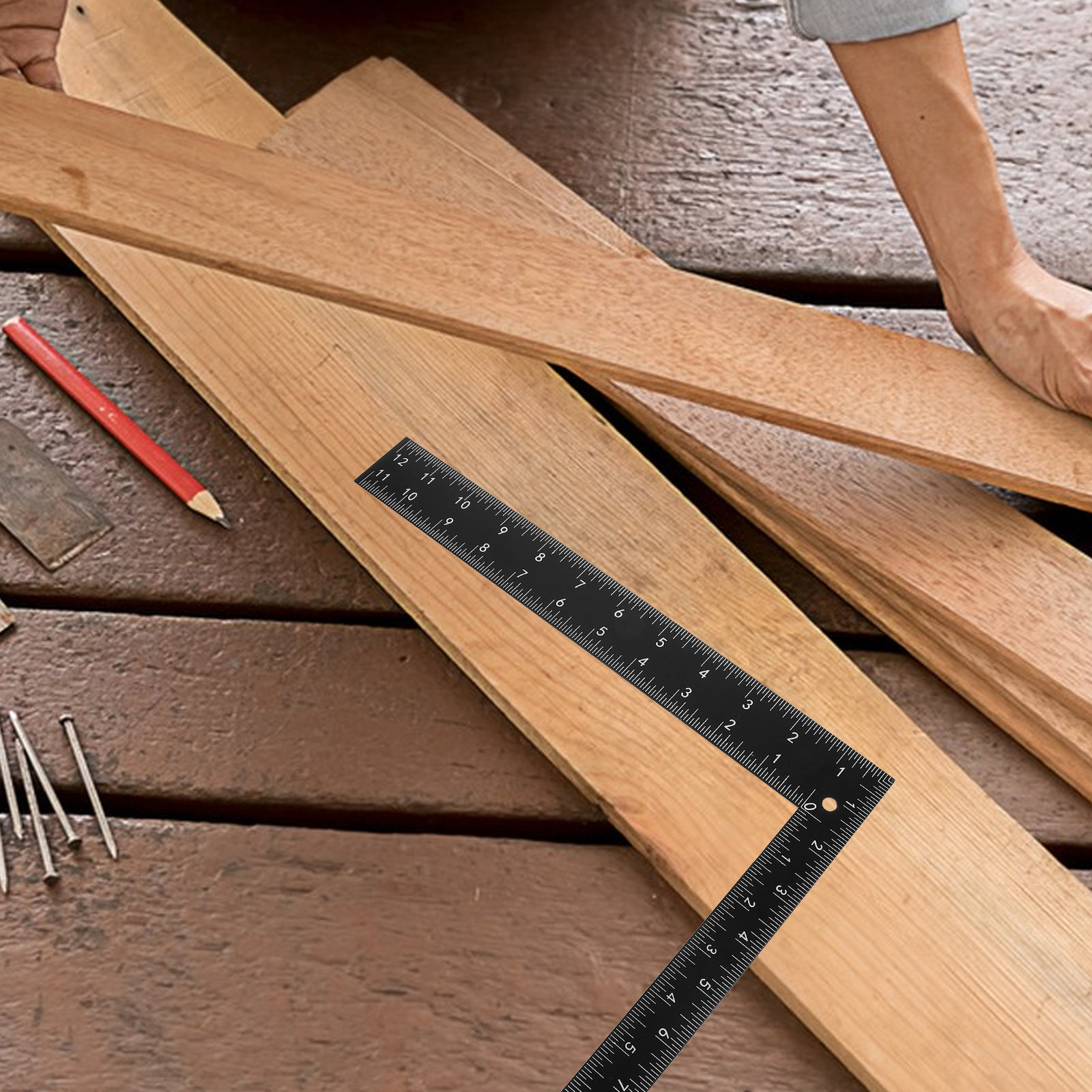 Professional L Shape Steel Rul - Woodworking Crafts ulasan dan harga