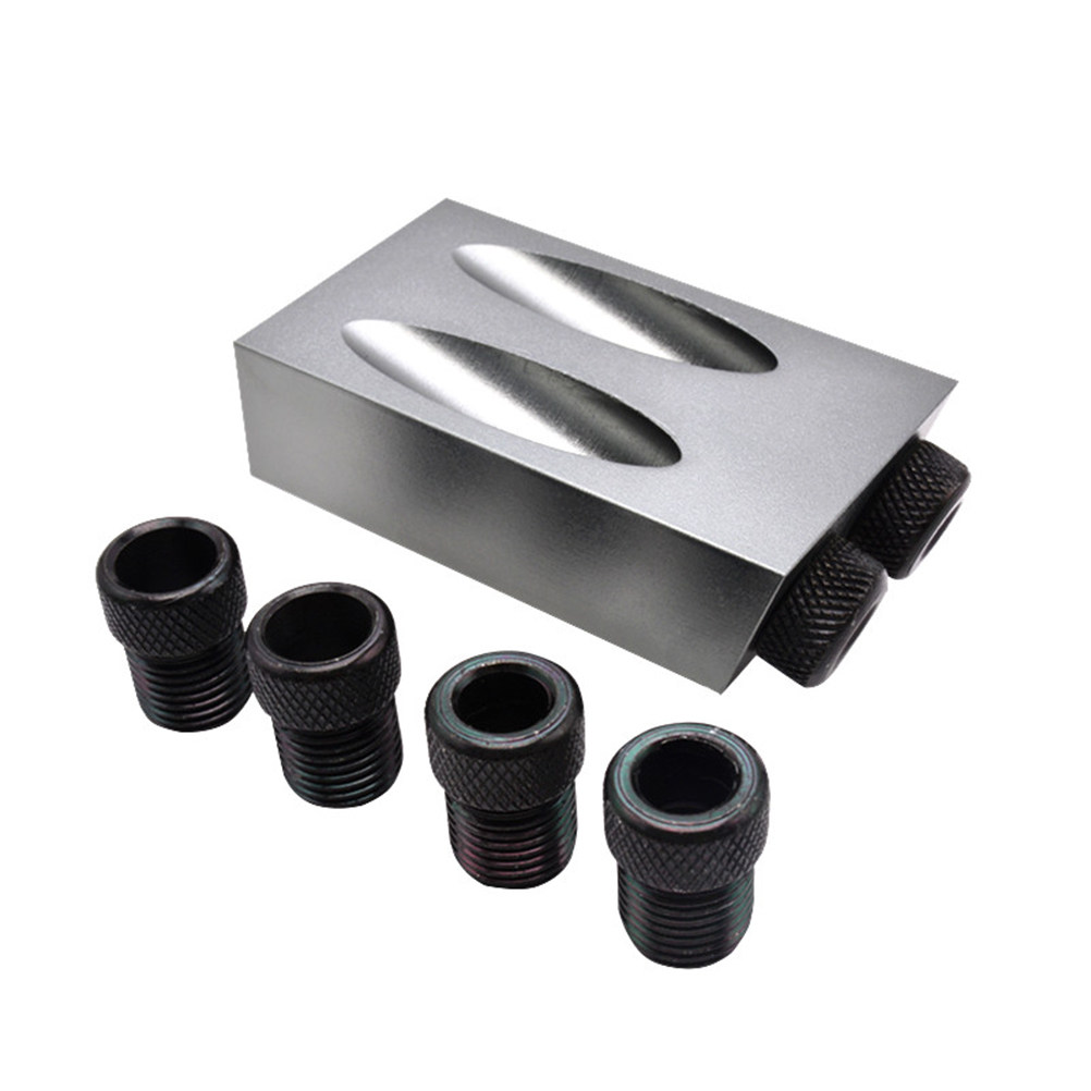 34pcs Oblique Hole Drill Set 1 - Woodworking Joints ulasan dan harga