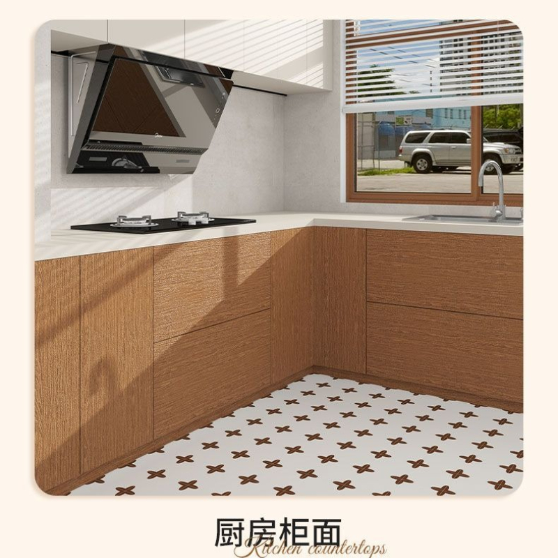 Thickened Book Desktop Sticker - Woodworking Oil Finish ulasan dan harga