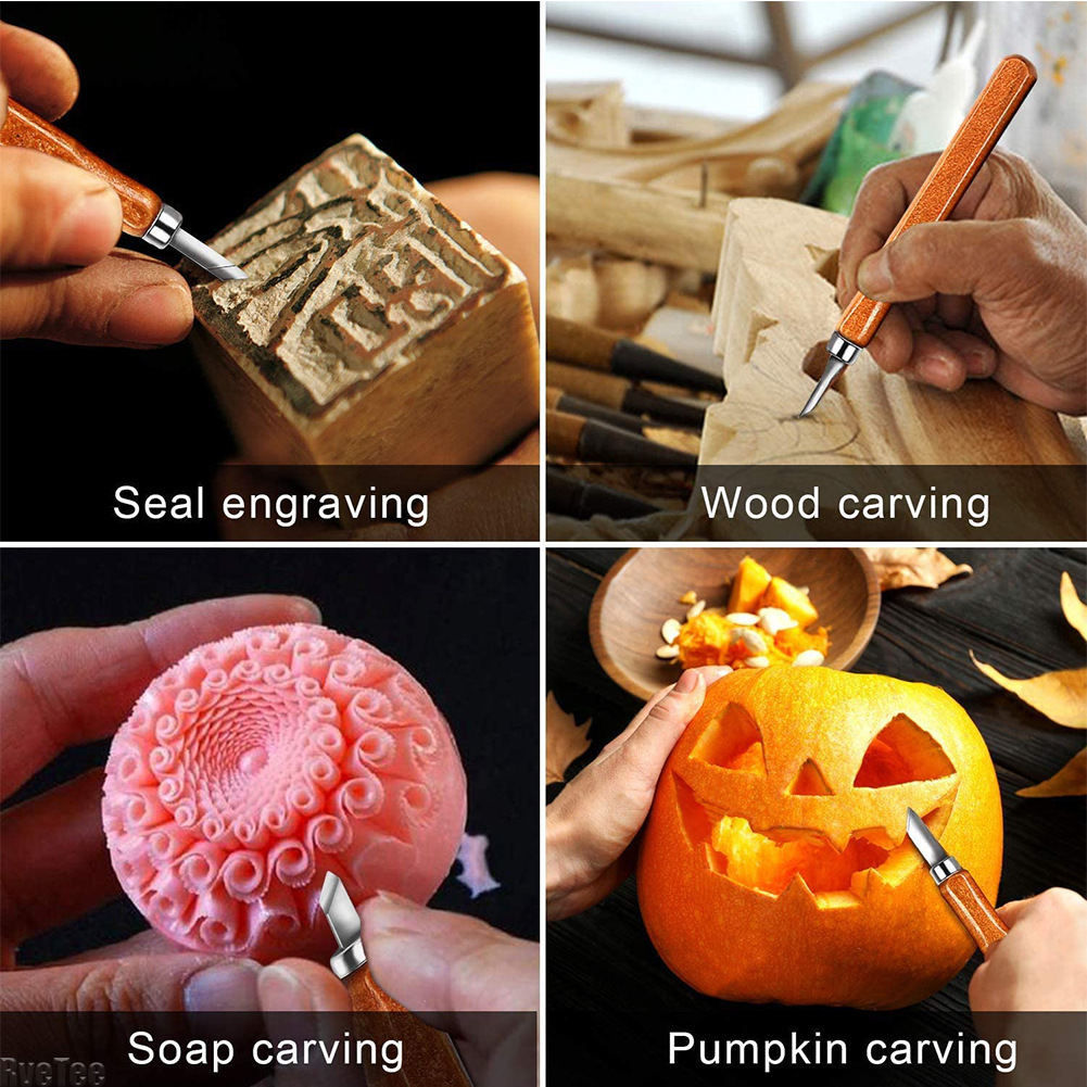 12Pcs SK2 Woodworking Carving  - Woodworking Crafts ulasan dan harga