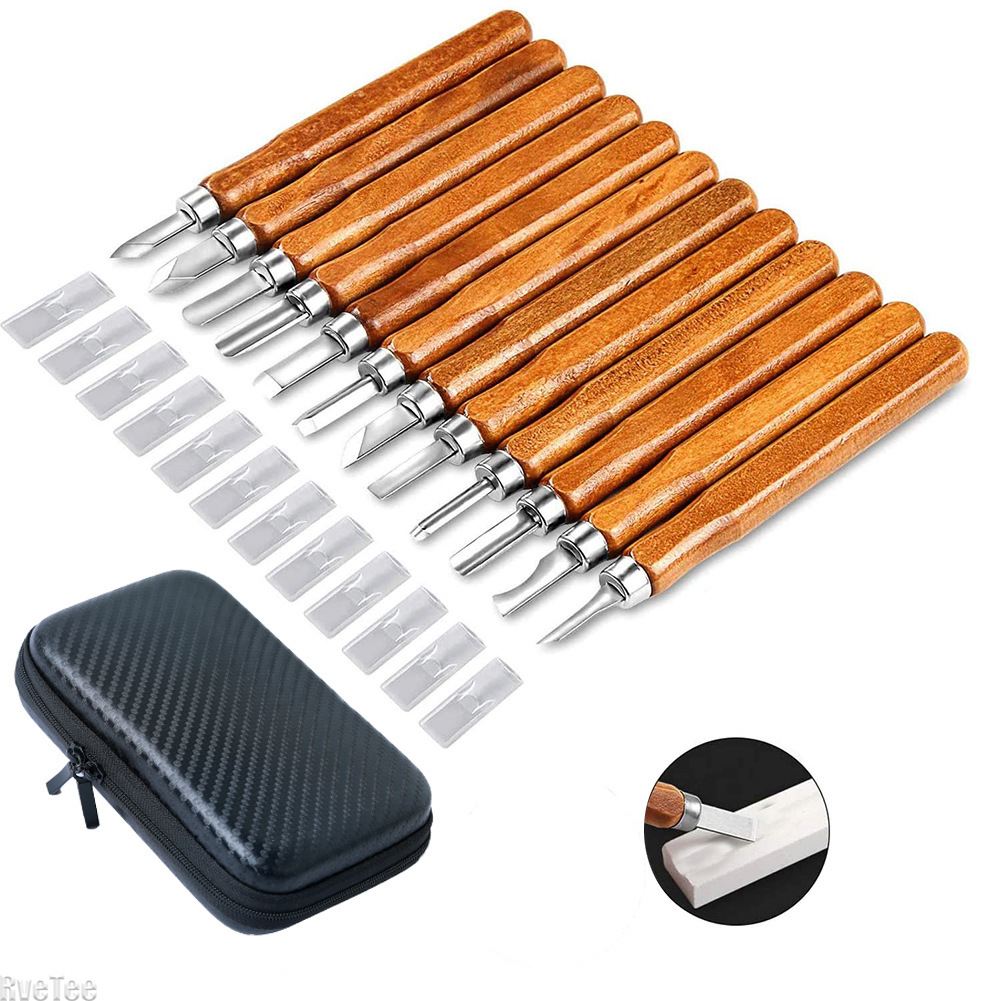 12Pcs SK2 Woodworking Carving  - Woodworking Crafts ulasan dan harga