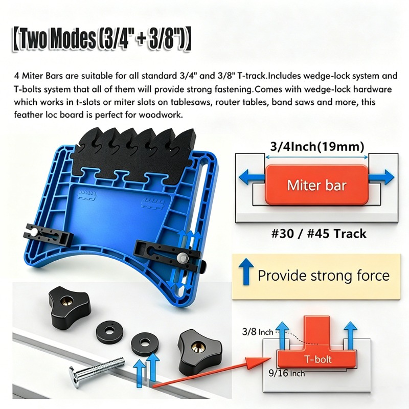 Woodworking Feather Board Anti - Woodworking Bandsaw ulasan dan harga